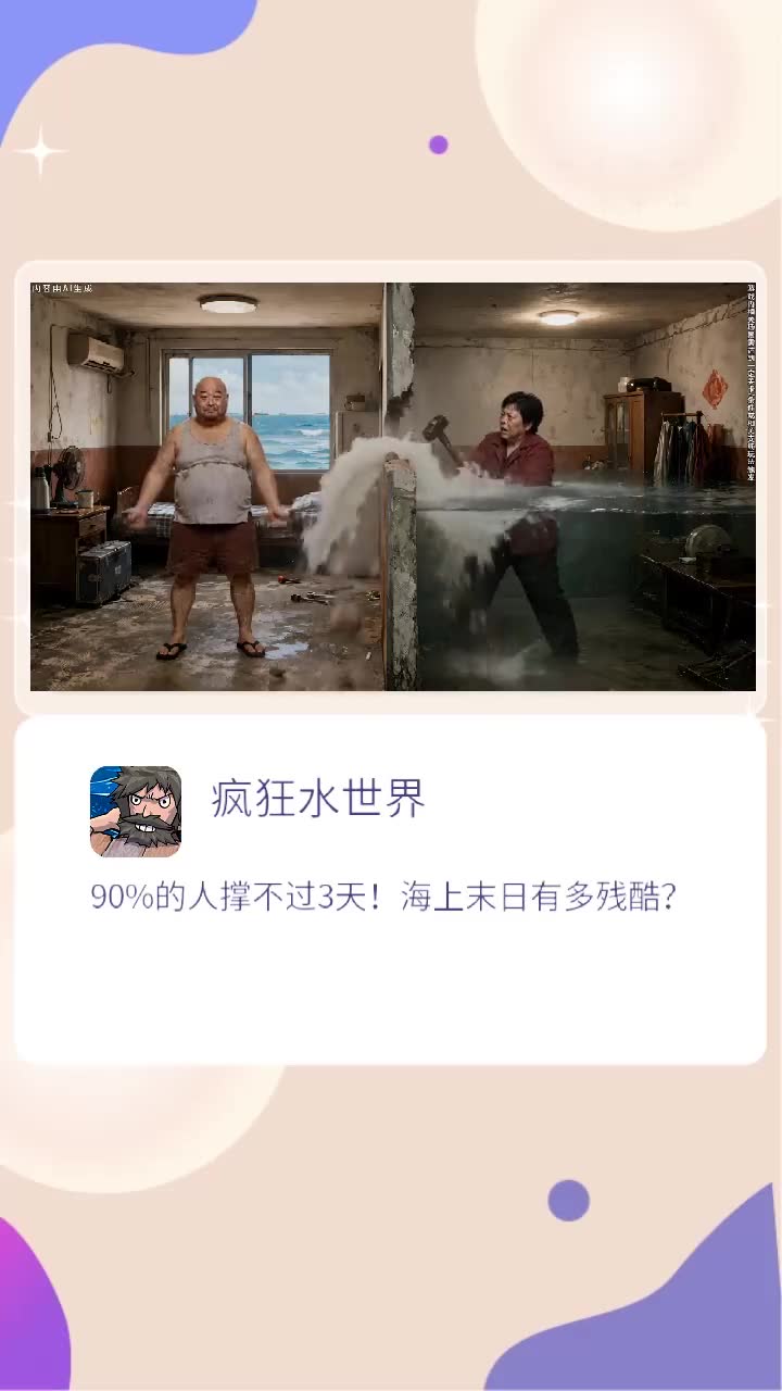 开局一块破木筏，收集垃圾，建造营地，探索水上故事！