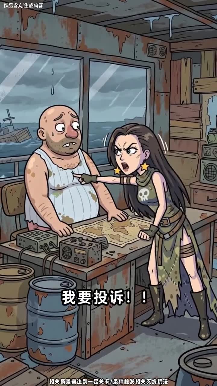 白天钩浮物、滤淡水、种作物，夜晚硬刚鲨鱼、抵御风暴