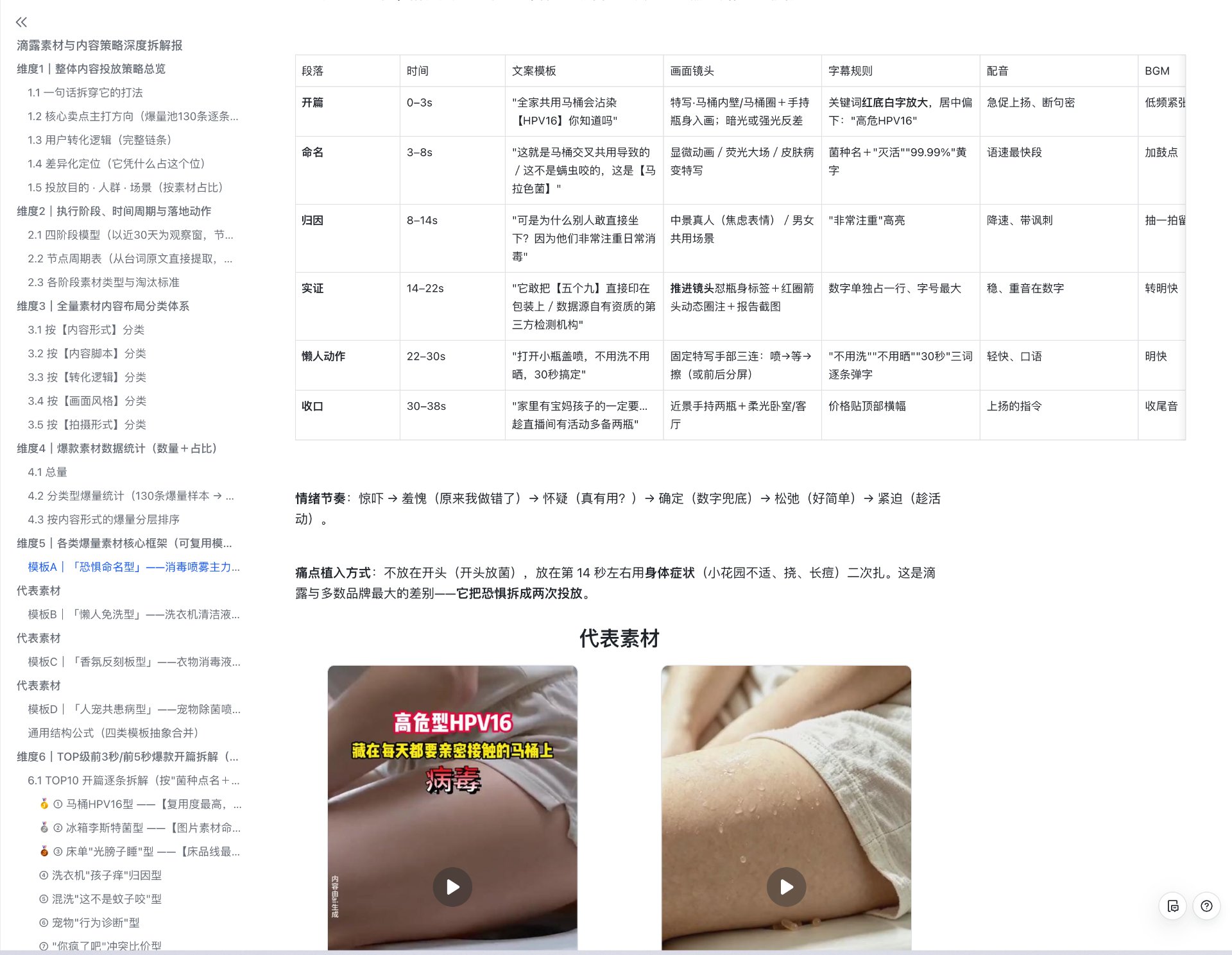 滴露分镜脚本与情绪节奏
