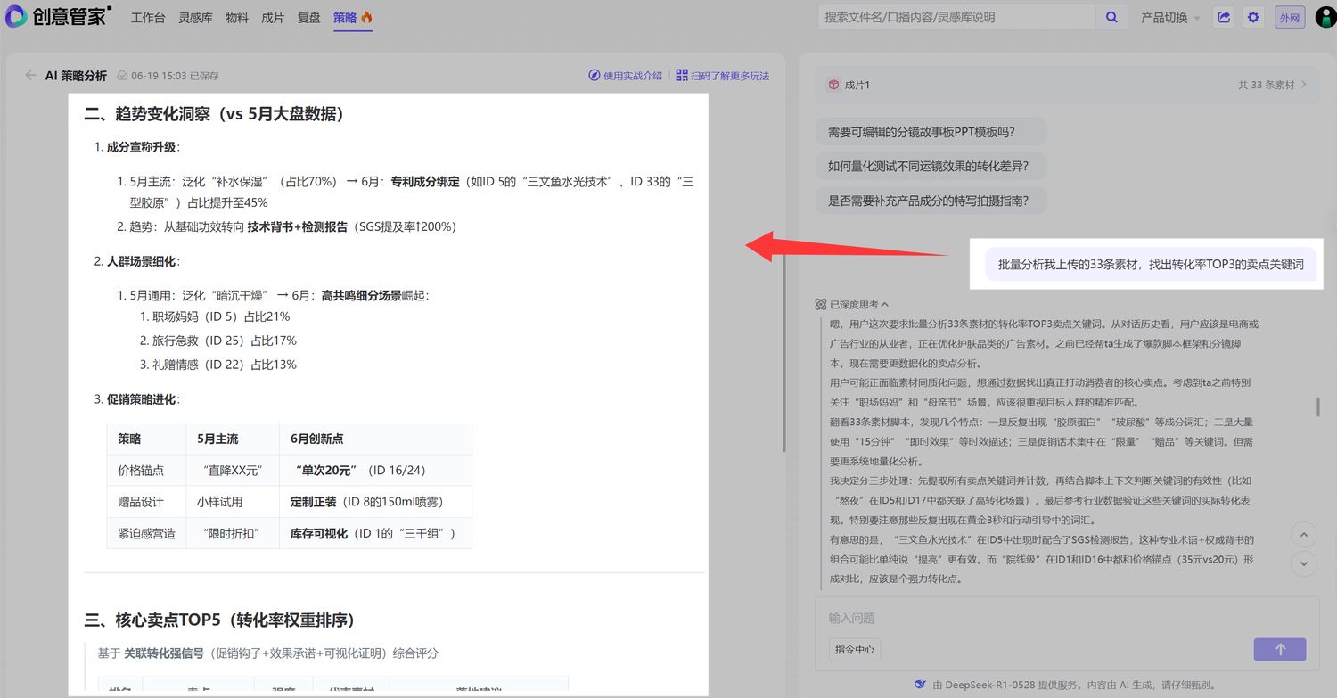 周期性复盘:AI 生成效果示例
