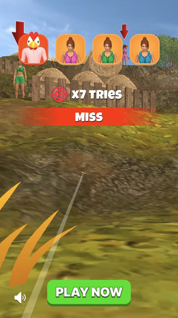 失误：MISS，机会已经消耗
