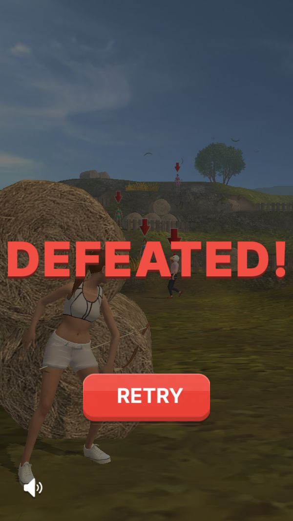 失败分支：DEFEATED! 与 RETRY